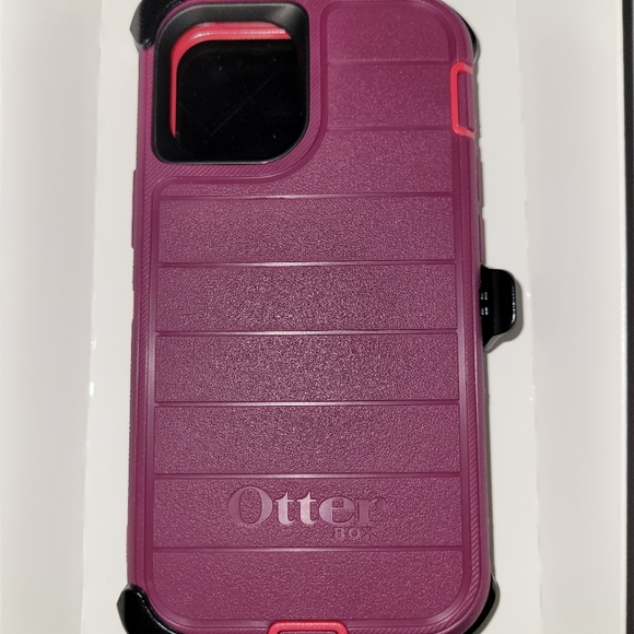 OtterBox Defender Pro Series Rugged Case for iPhone 12 mini - Berry Potion NEW - Picture 6 of 8